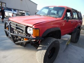 1989 TOYOTA 4RUNNER DLX RED 3.4L MT 4WD Z17870